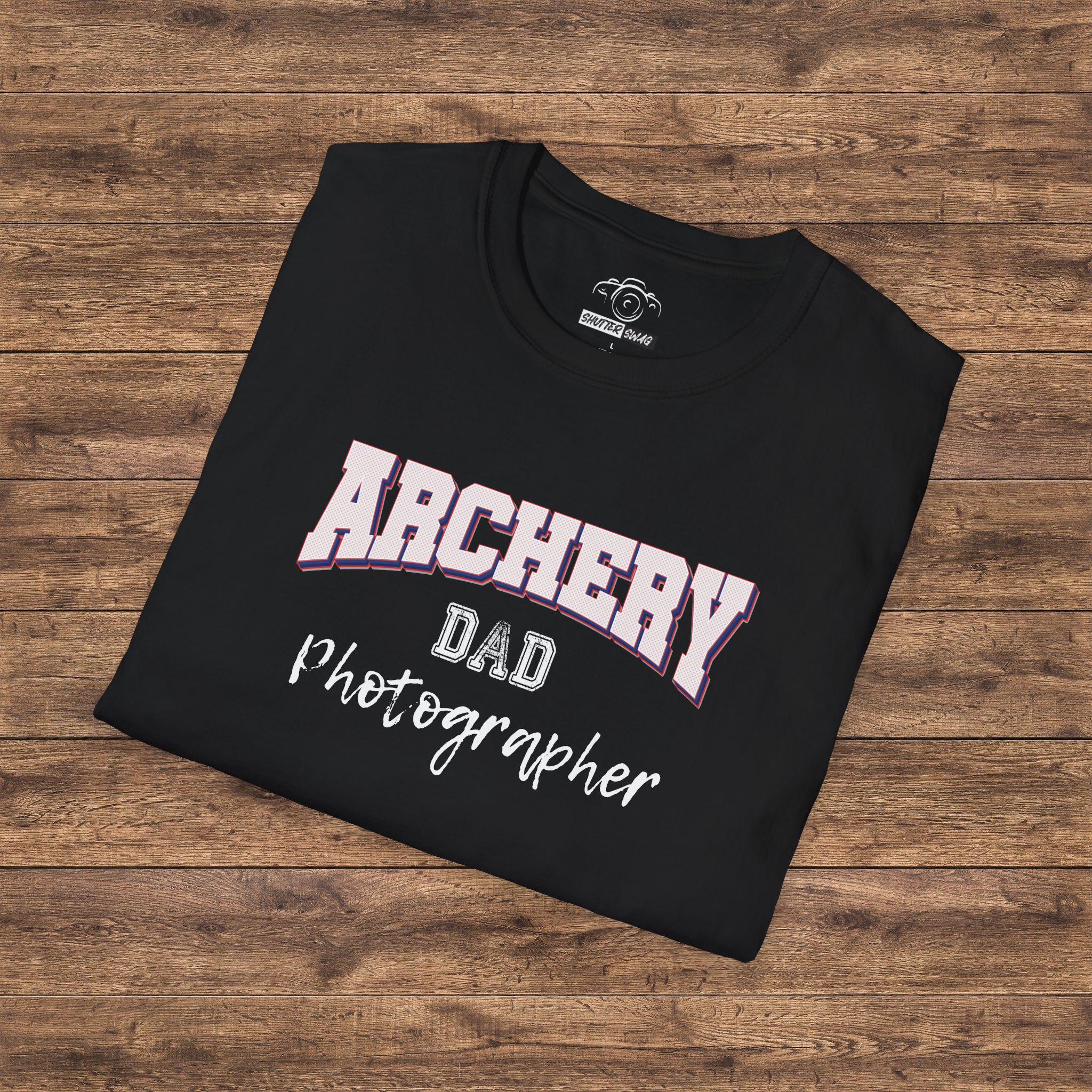 Archery Dad Photographer Softstyle T-Shirt - Image 5