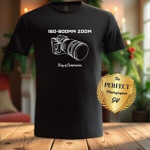 150-600mm Zoom Camera Lens Photography T-Shirt
