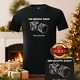 150-600mm Zoom black t-shirt and matching mousepad surrounded by wrapped gifts. Elite gear duo!