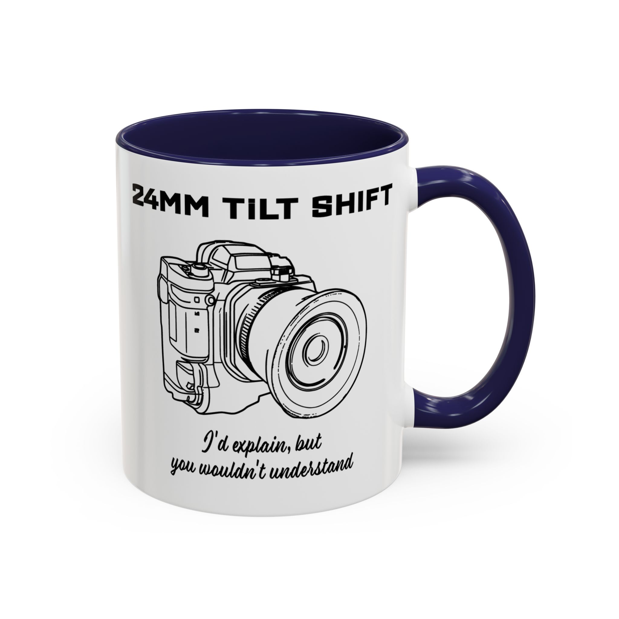 24MM Tilt Shift Camera Lens Design Accent Coffee Mug 11, 15oz - Image 7