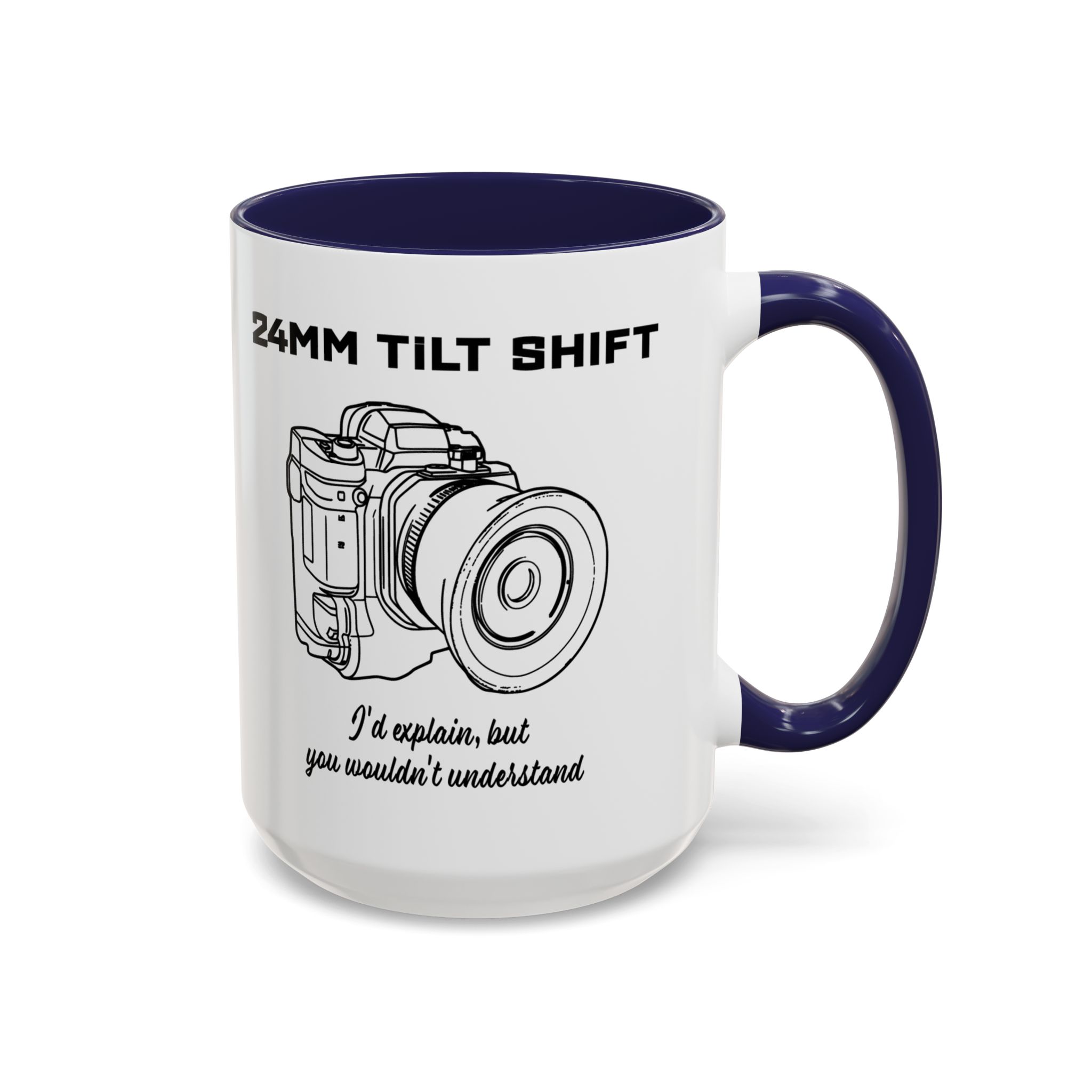 24MM Tilt Shift Camera Lens Design Accent Coffee Mug 11, 15oz - Image 11