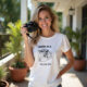 Shutter Swag Designs 24mm f1.4 Camera Lens T-Shirt, white