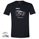 Shutter Swag Designs 135mm Camera Lens Photographer T-shirt, black