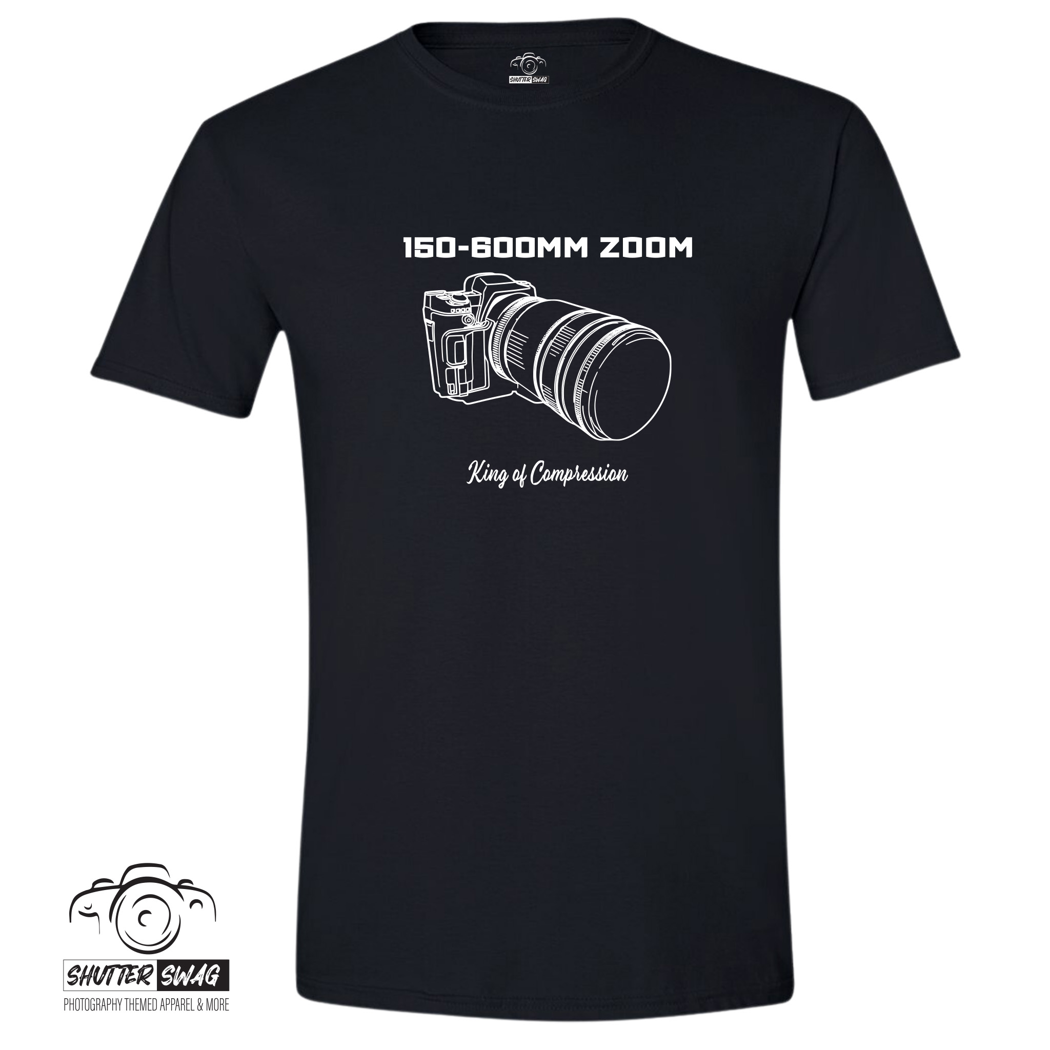 150-600mm Zoom Camera Lens Photography T-Shirt - Image 5