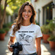 Shutter Swag Designs 150-600mm Camera Zoom Lens T-shirt, white