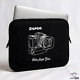 Shutter Swag Designs photography theme laptop sleeve 24mm lens design