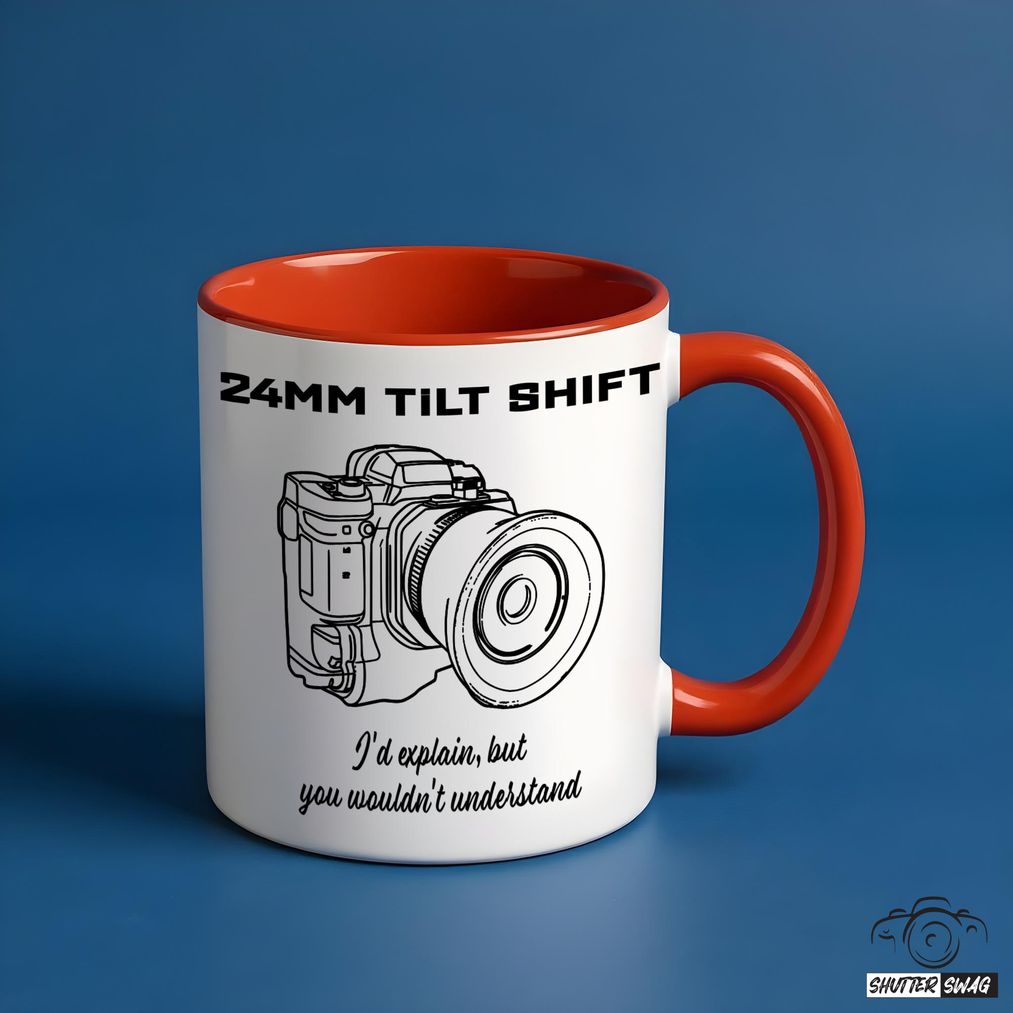 24MM Tilt Shift Camera Lens Design Accent Coffee Mug 11, 15oz - Image 9