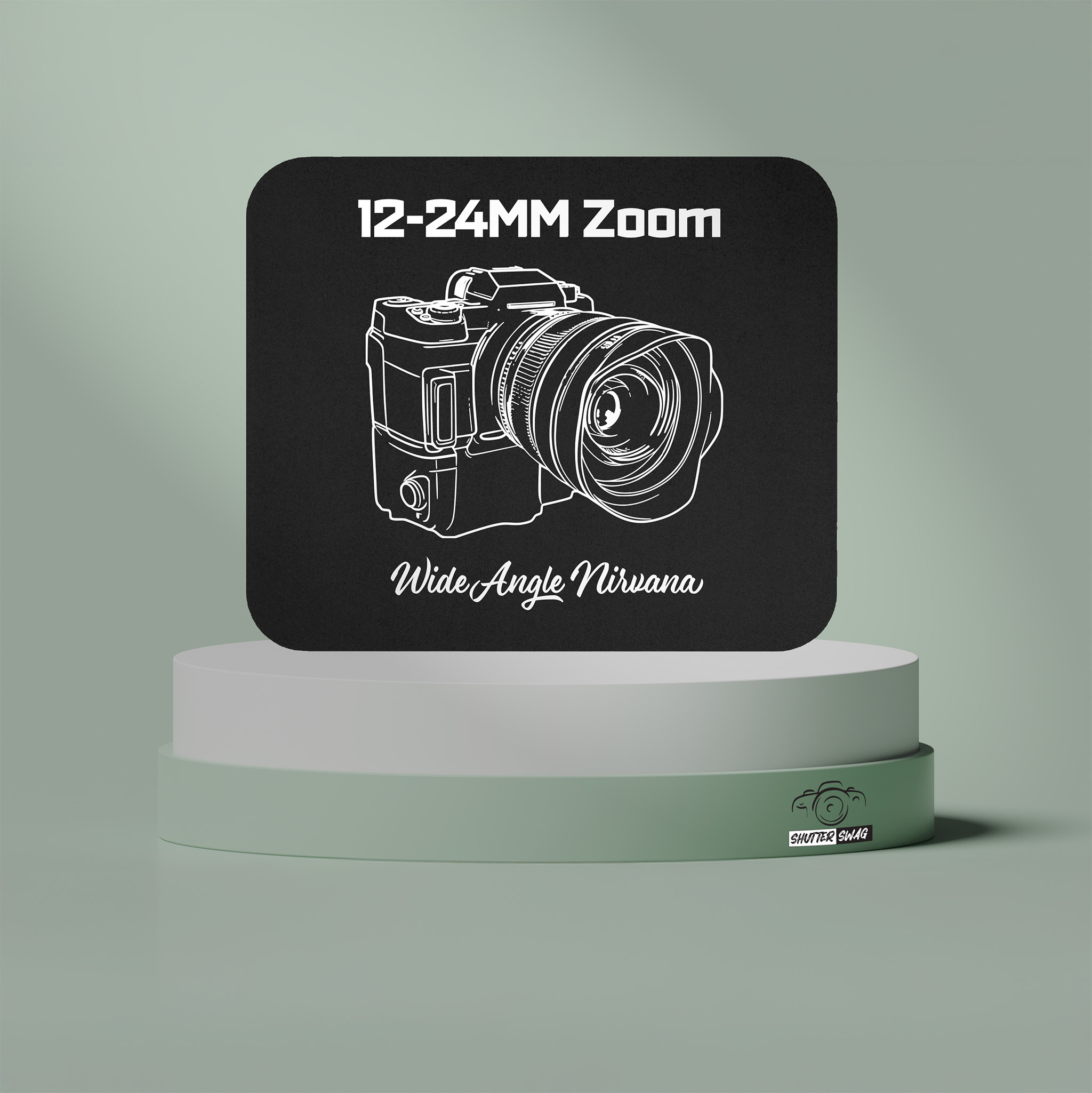 Shutter Swag Designs 12-24MM Zoom Lens Photography Mouse pad Design 9 x 8