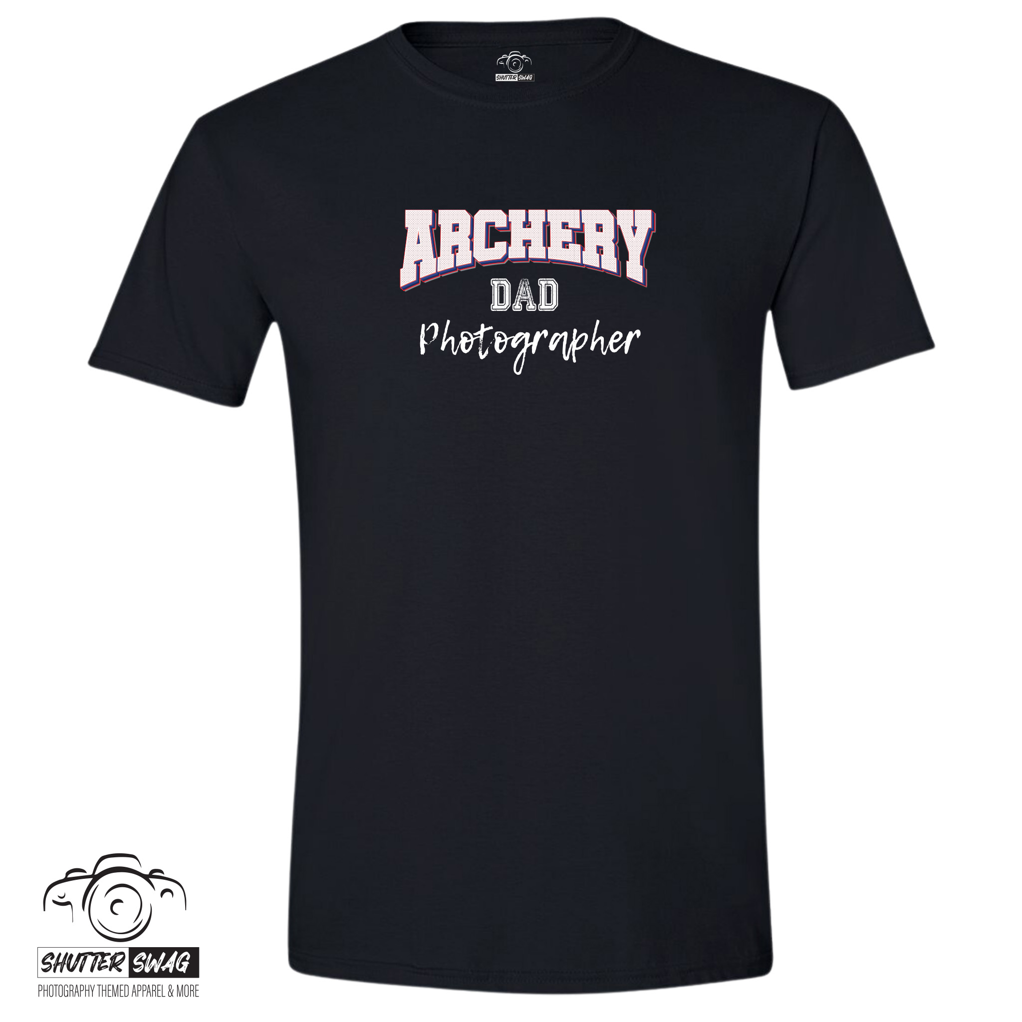 Archery Dad Photographer Softstyle T-Shirt - Image 2