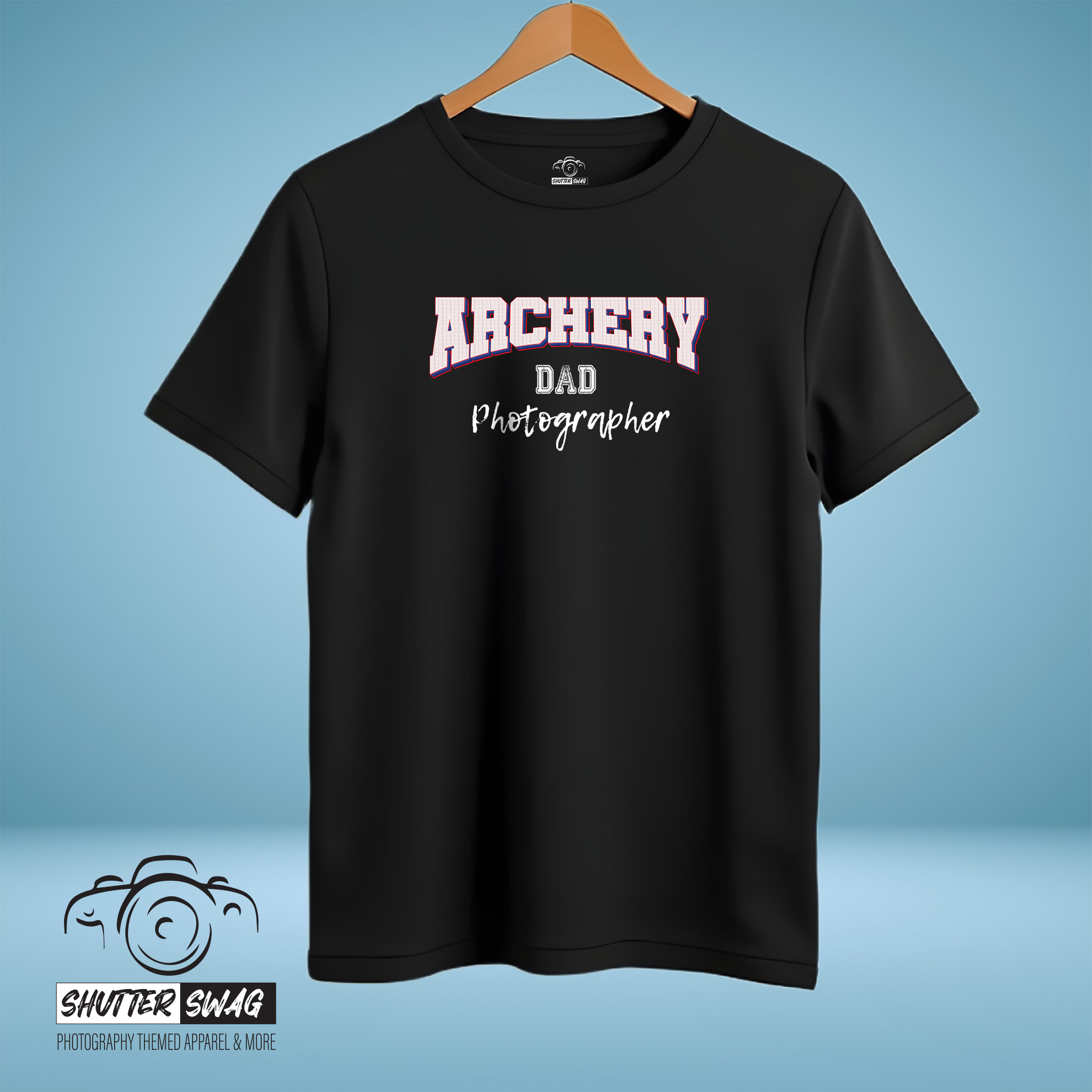 Archery Dad Photographer Softstyle T-Shirt - Image 6