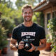 Archery Dad Photographer Softstyle T-Shirt - Thumbnail Image 1
