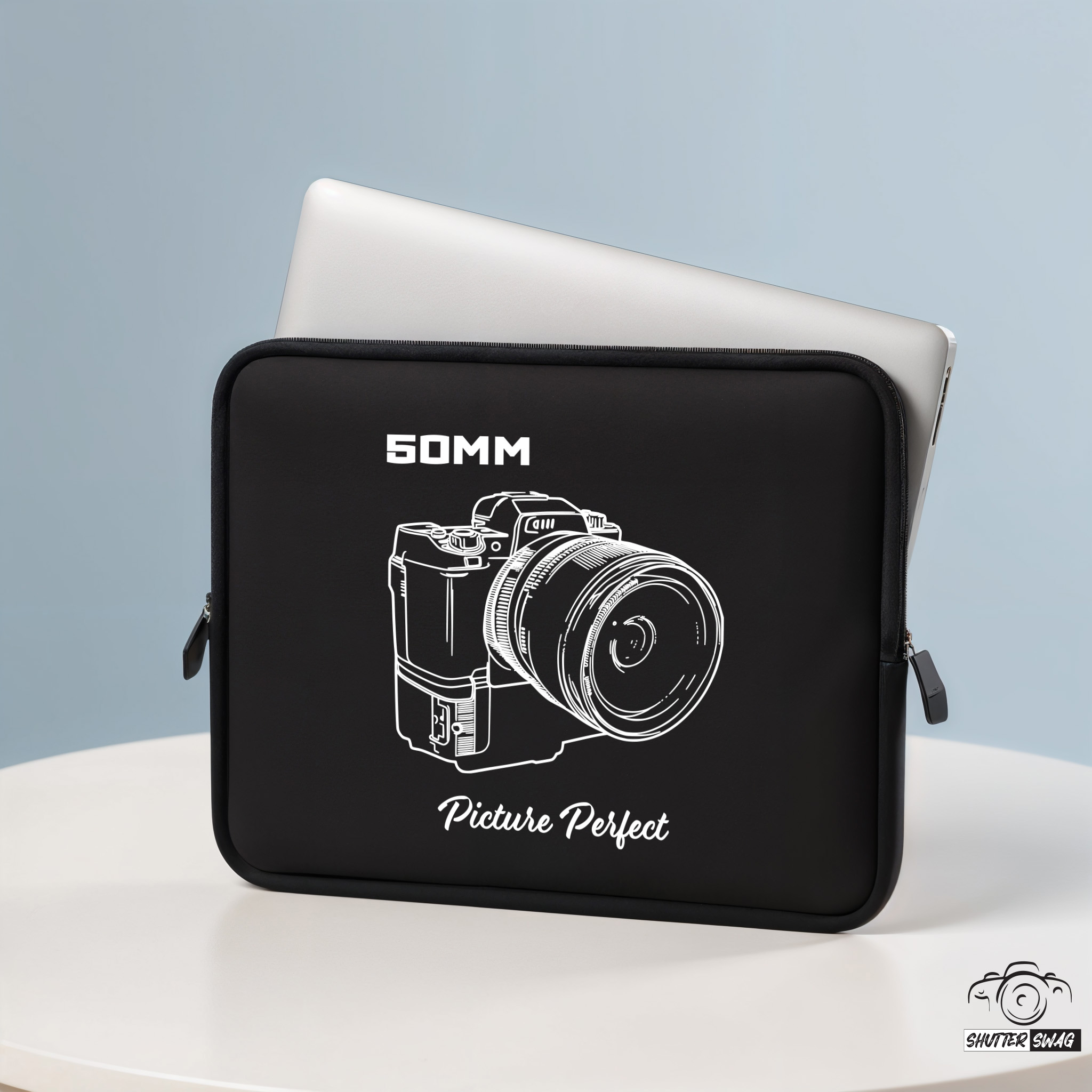 50mm Camera Lens Laptop Sleeve - 15", 17" - Image 4