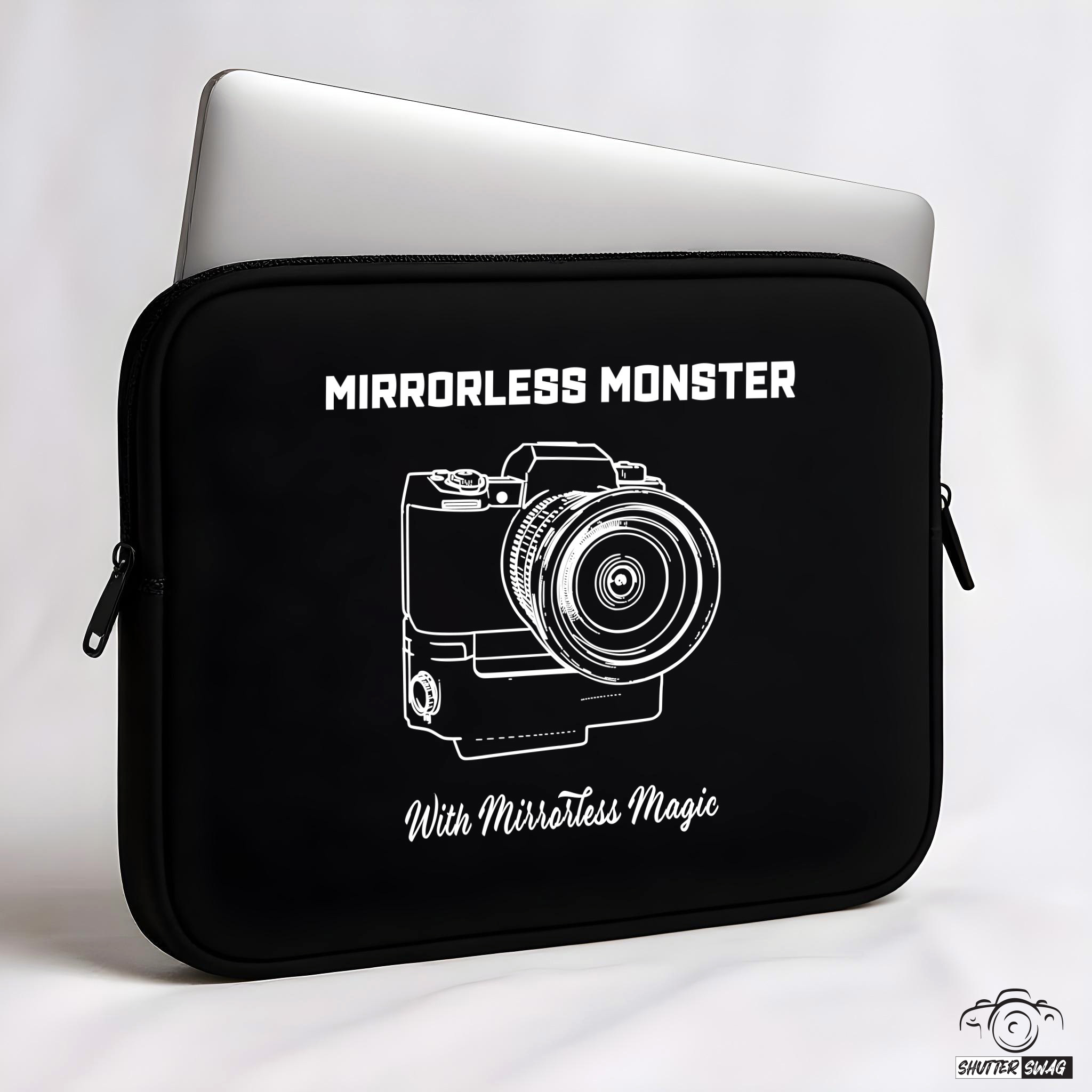 Shutter Swag Designs Mirrorless Camera Body Photographer Laptop Sleeve 15 inches