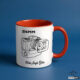 24mm red 11oz mug main 24mm Camera Lens Photography Accent Coffee Mug | 11oz red
