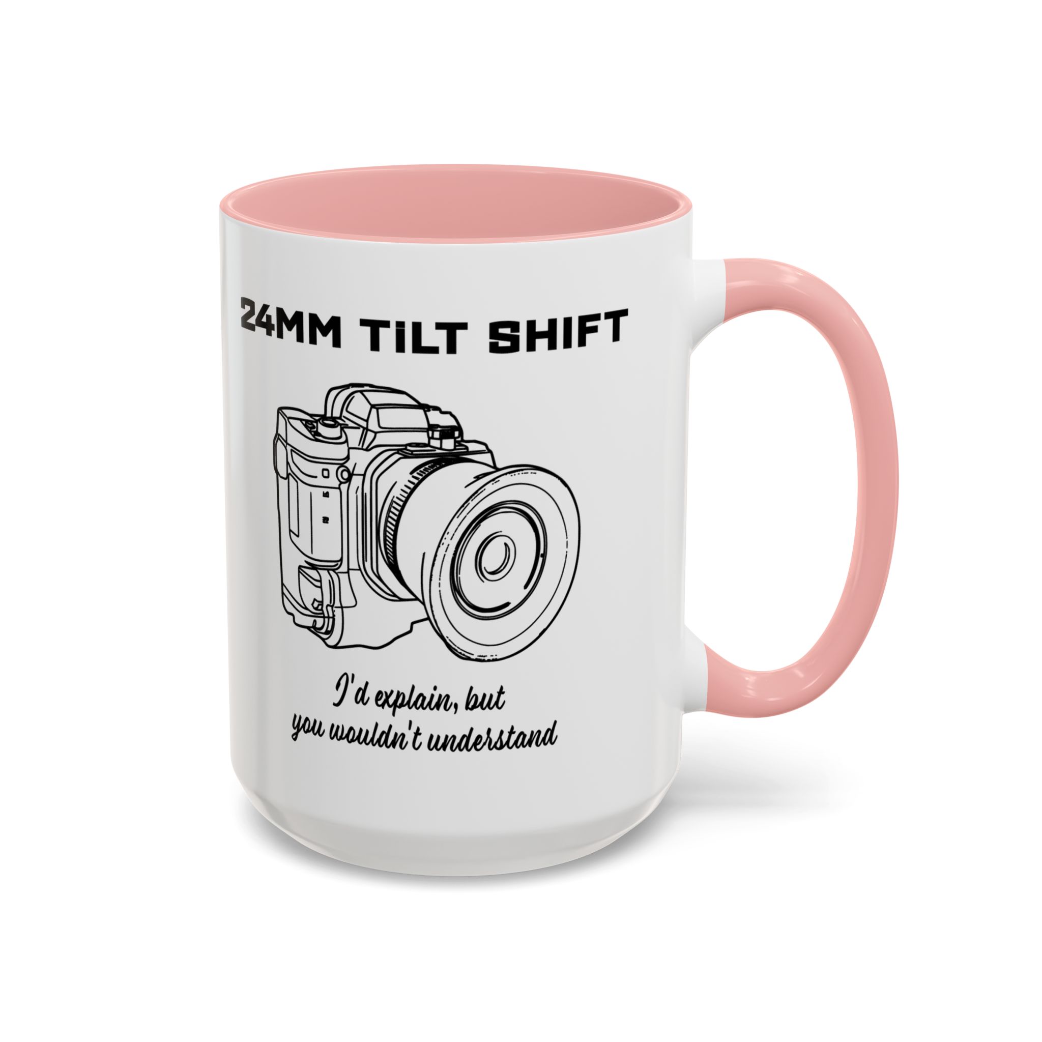 24MM Tilt Shift Camera Lens Design Accent Coffee Mug 11, 15oz - Image 12