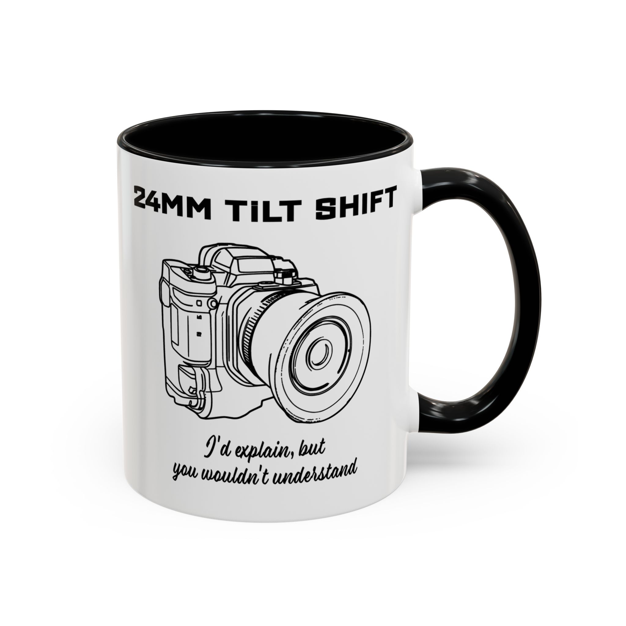 24MM Tilt Shift Camera Lens Design Accent Coffee Mug 11, 15oz - Image 6
