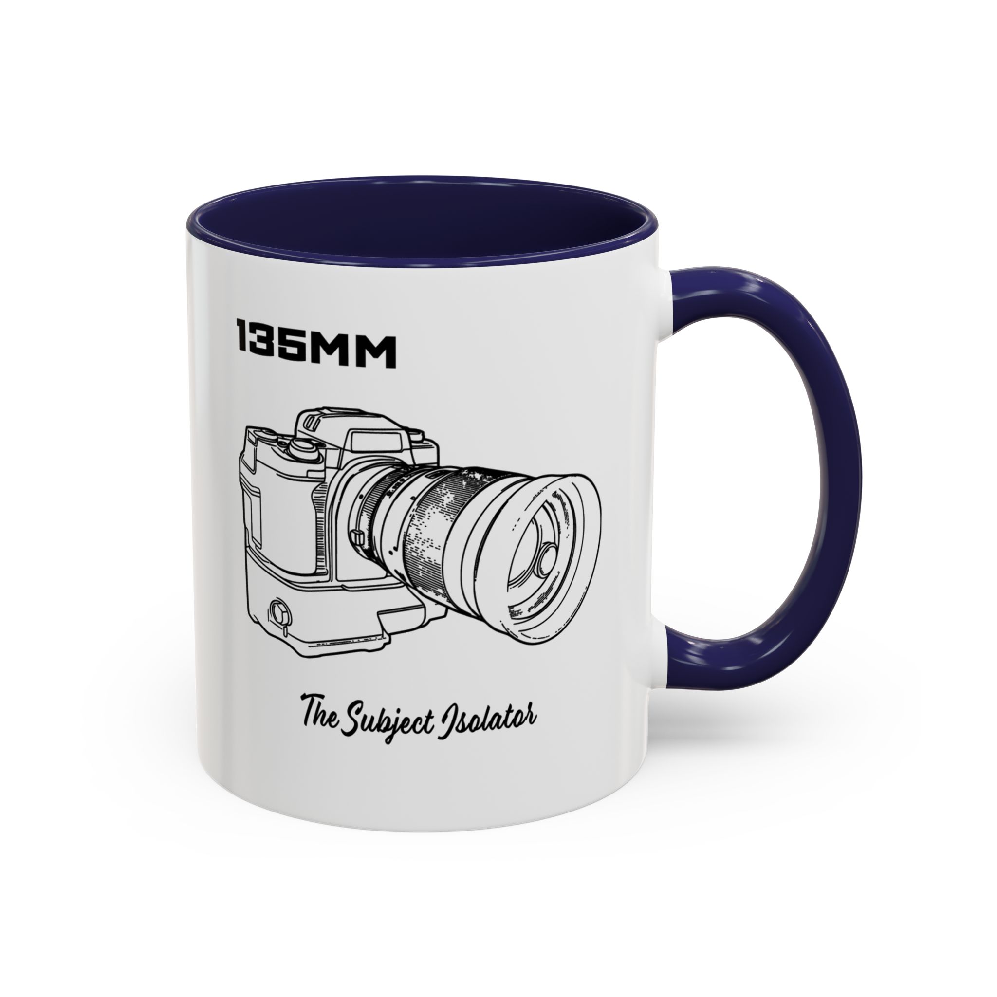 Shutter Swag Designs 135mm Camera Lens Accent Mug
