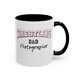 Shutter Swag Designs Wrestling Dad Photographers Accent Coffee Mug