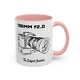 Shutter Swag Designs 135mm f2.0 Camera Lens Photography Accent Coffee Mug