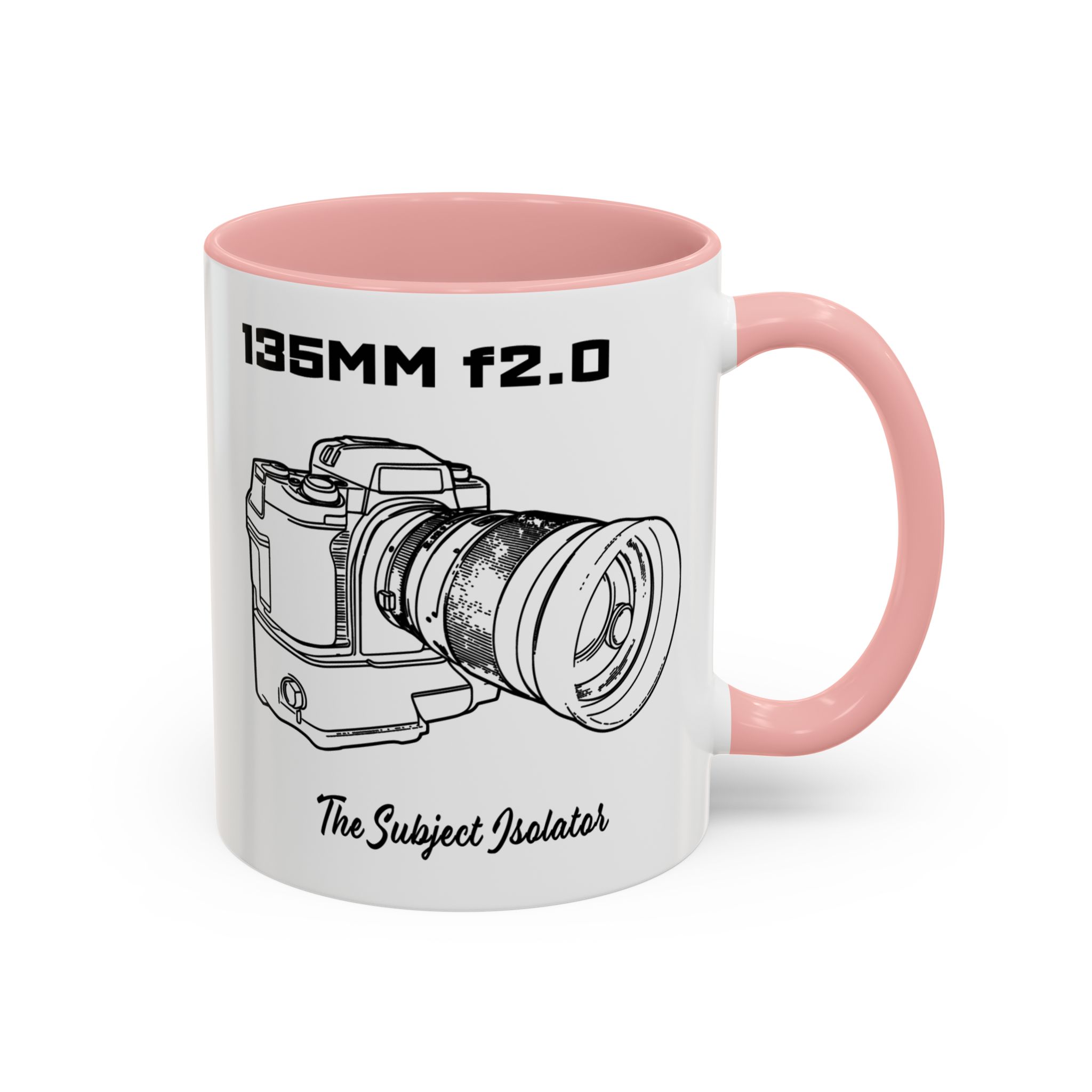 Shutter Swag Designs 135mm f2.0 Camera Lens Photography Accent Coffee Mug