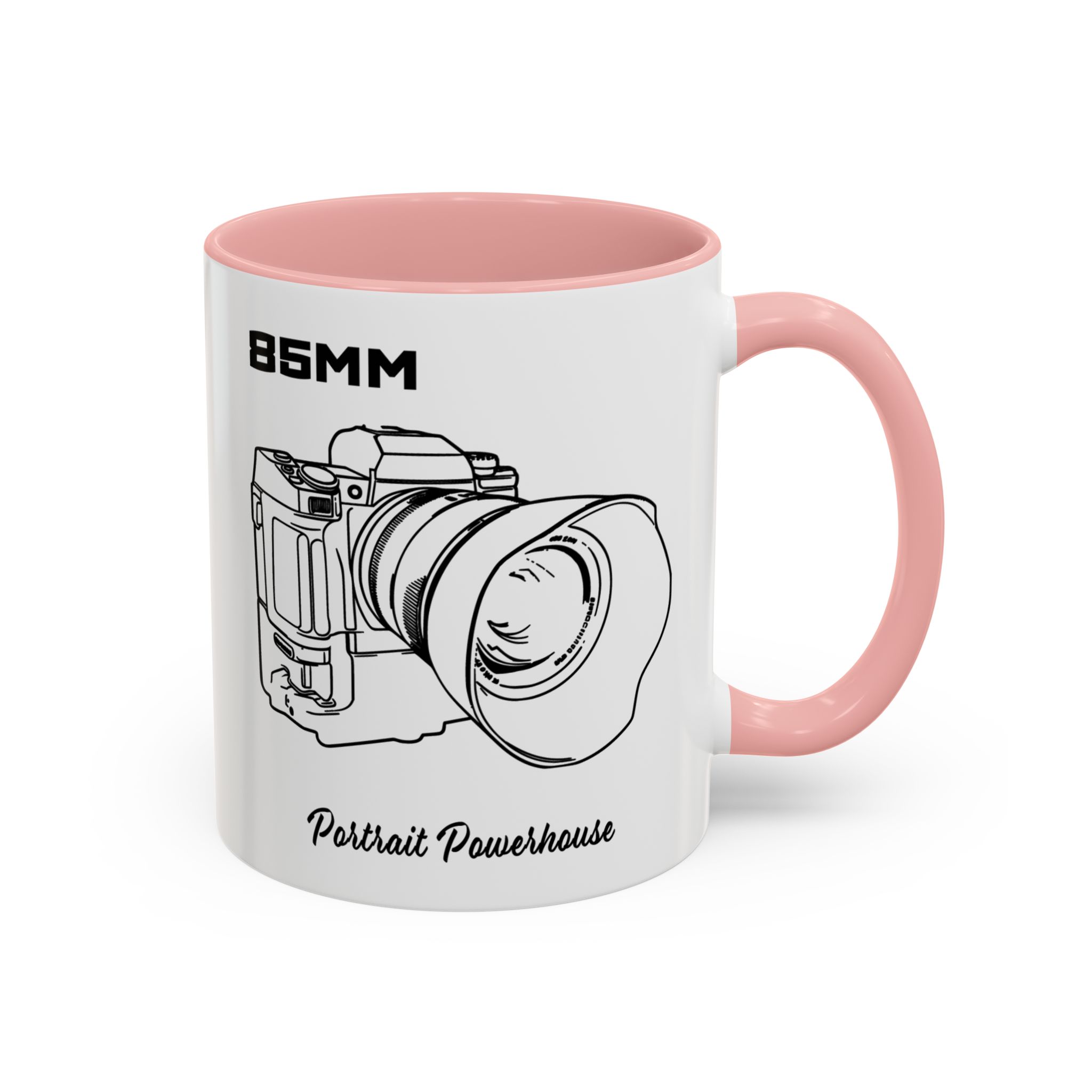 Shutter Swag Designs 85mm Camera Lens Accent Mug