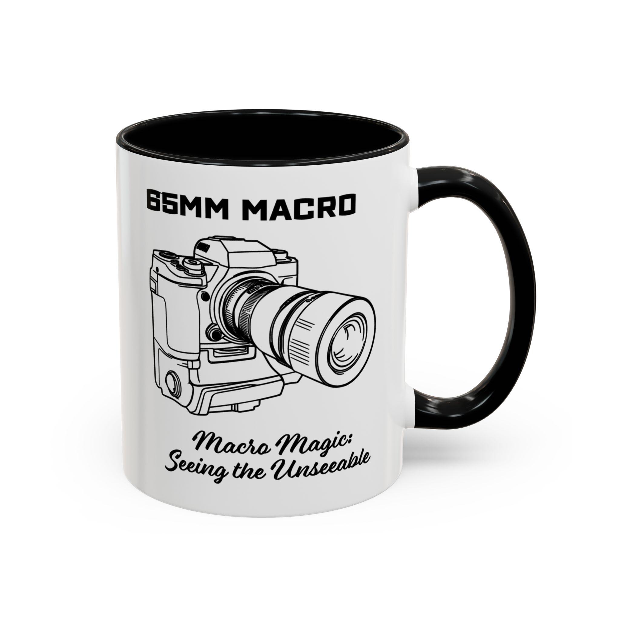 Shutter Swag Designs 65mm Macro Camera Lens Accent Mug