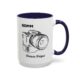 Shutter Swag Designs 50mm Camera Lens Accent Mug