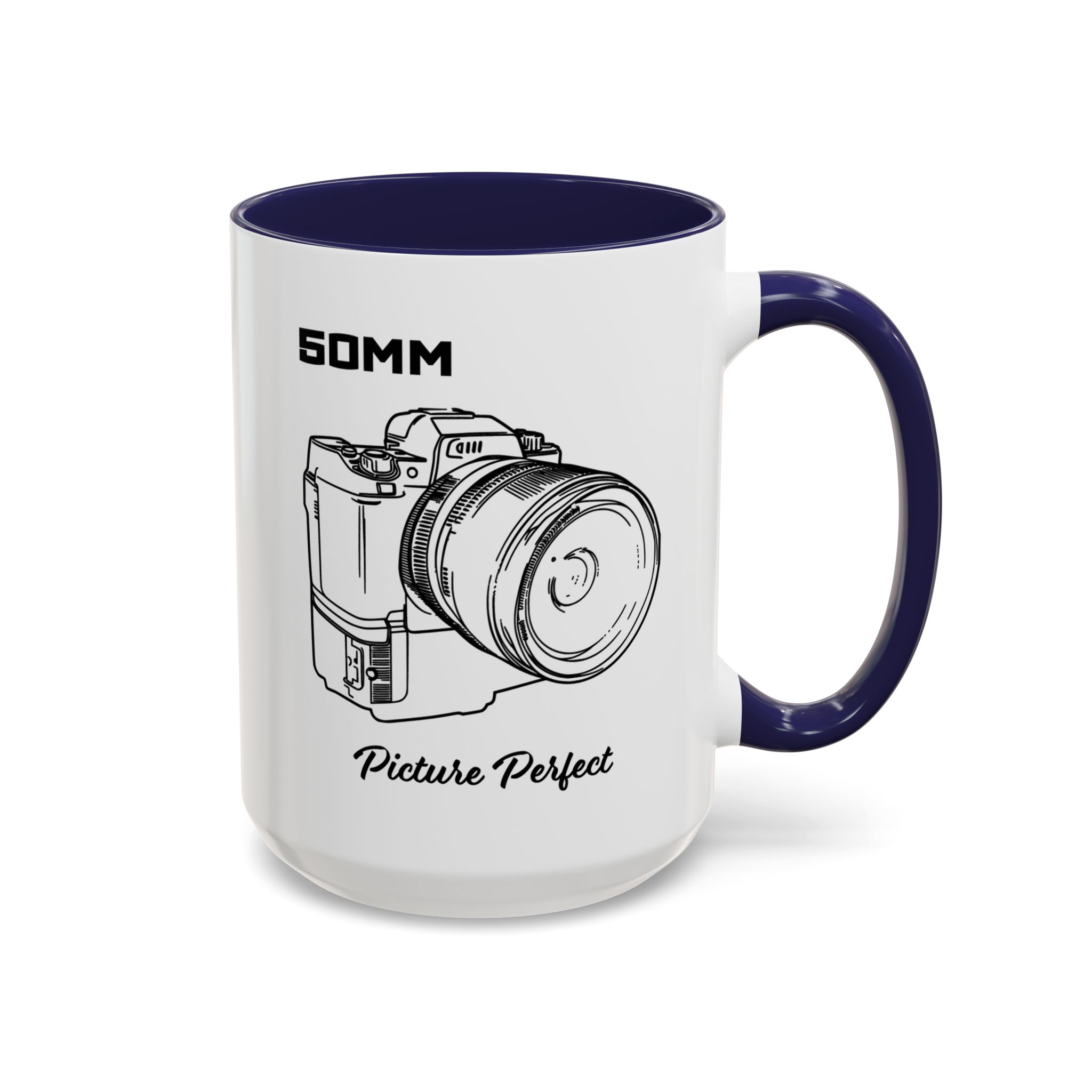 Shutter Swag Designs 50mm Camera Lens Accent Mug