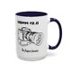 Shutter Swag Designs 135mm f2.0 Camera Lens Photography Accent Coffee Mug