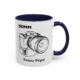 Shutter Swag Designs 50mm Camera Lens Accent Mug