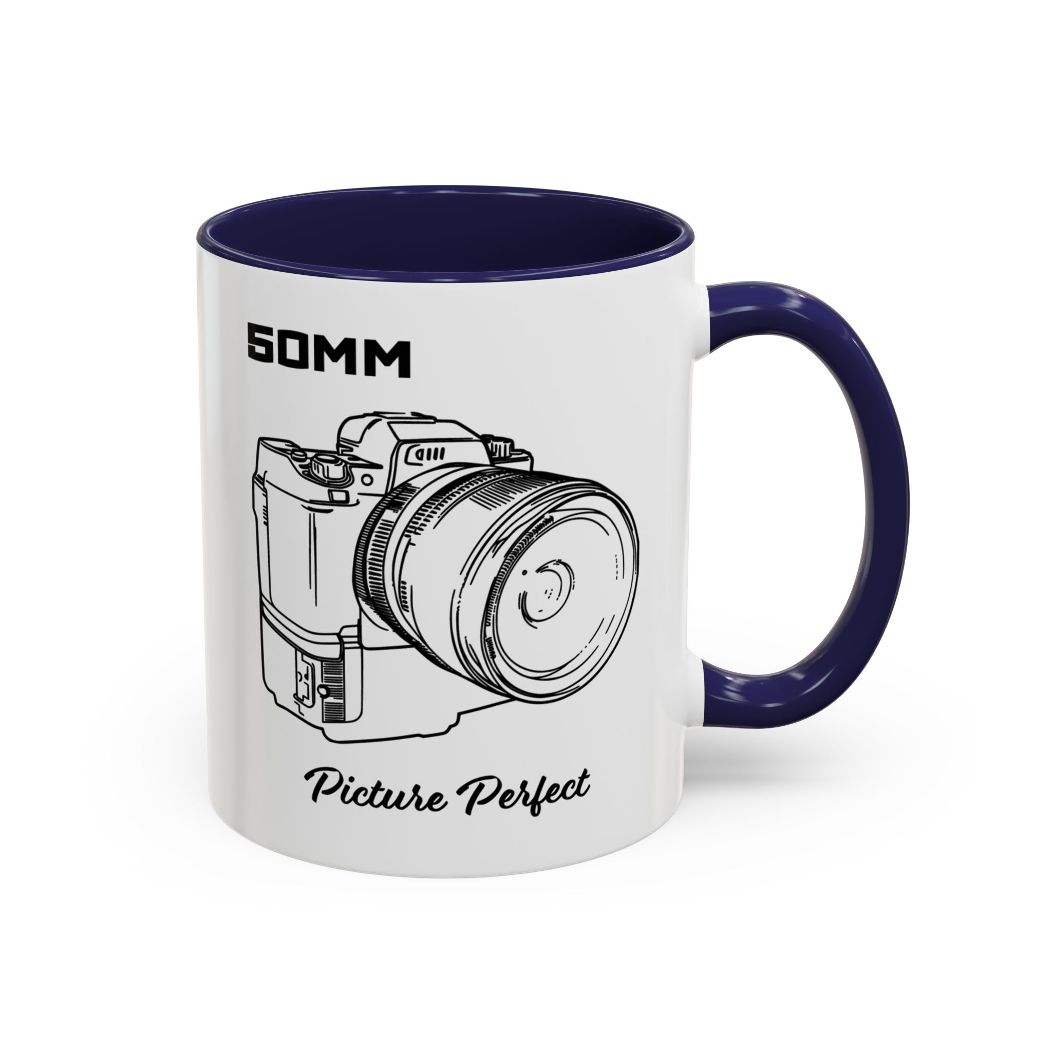 Shutter Swag Designs 50mm Camera Lens Accent Mug