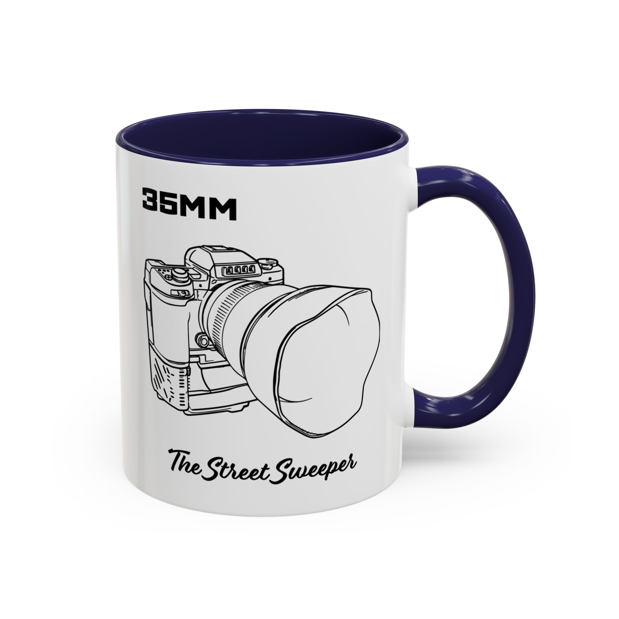 13872149048379461625_2048.jpeg Shutter Swag Designs 35mm Camera Lens Photography Accent Mug