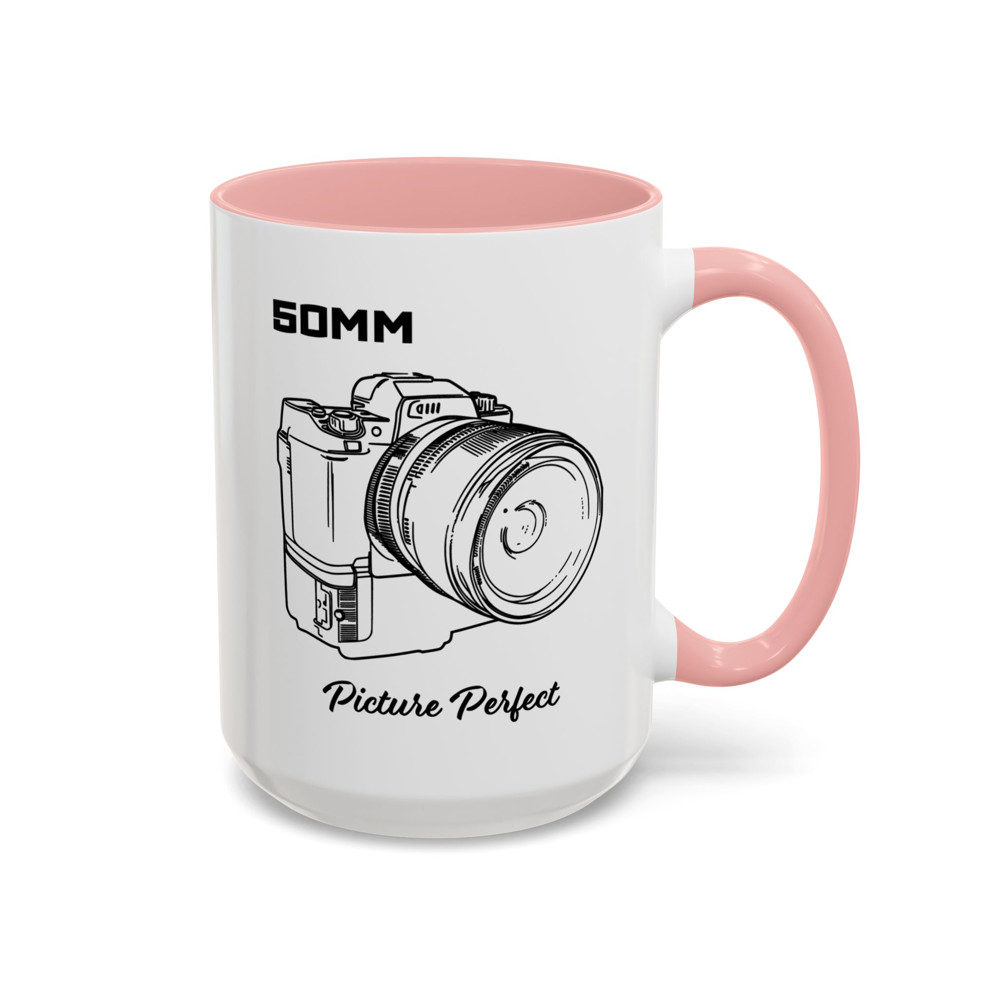 Shutter Swag Designs 50mm Camera Lens Accent Mug