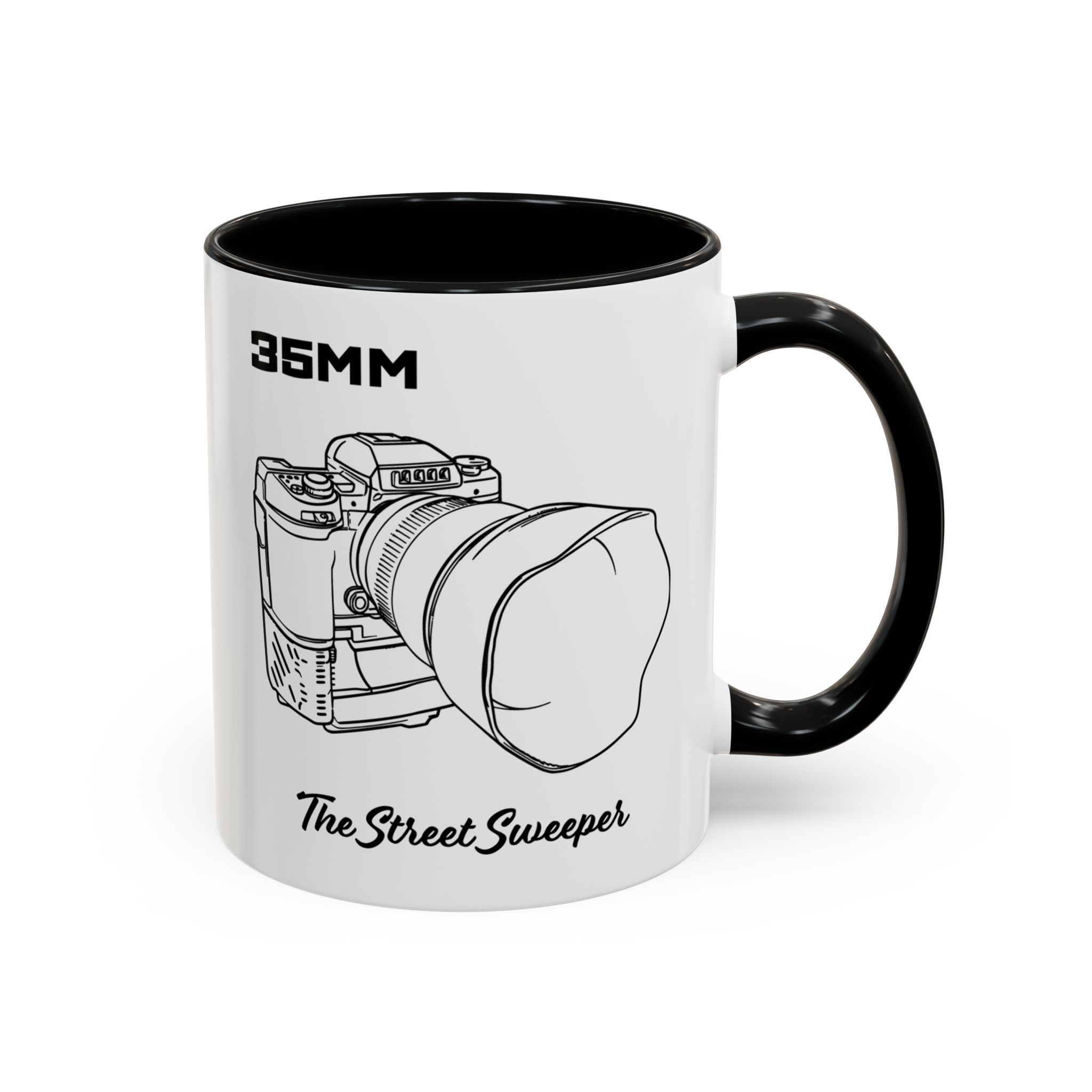 14581155961990908034_2048.jpeg Shutter Swag Designs 35mm Camera Lens Photography Accent Mug