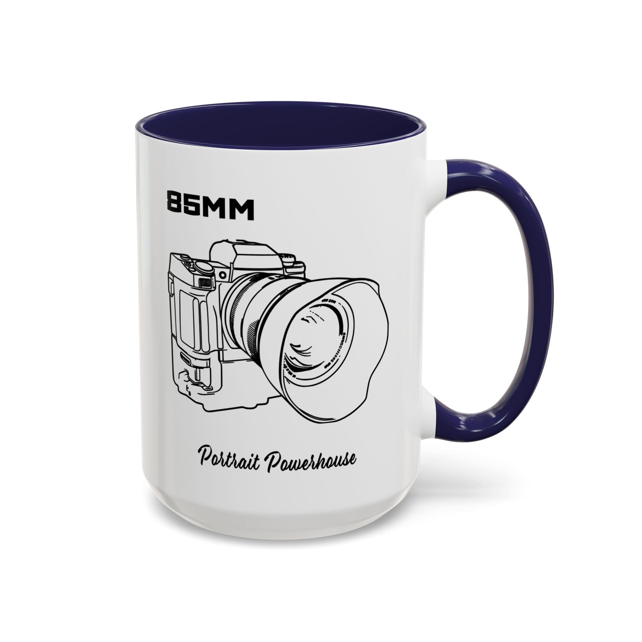 Shutter Swag Designs 85mm Camera Lens Accent Mug