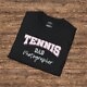 Shutter Swag Designs Tennis Dad Photographer Softstyle Cotton T-Shirt