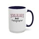 Tennis Dad Photographers Accent Coffee Mug 11oz, 15oz - Thumbnail Image 12