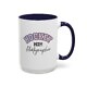 Shutter Swag Designs Hockey Mom Photographer Accent Coffee Mug