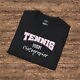 Shutter Swag Designs Tennis Mom Photographer Softstyle Cotton T-Shirt