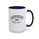 Rugby Mom Photographer Accent Coffee Mug 11oz, 15oz - Thumbnail Image 11