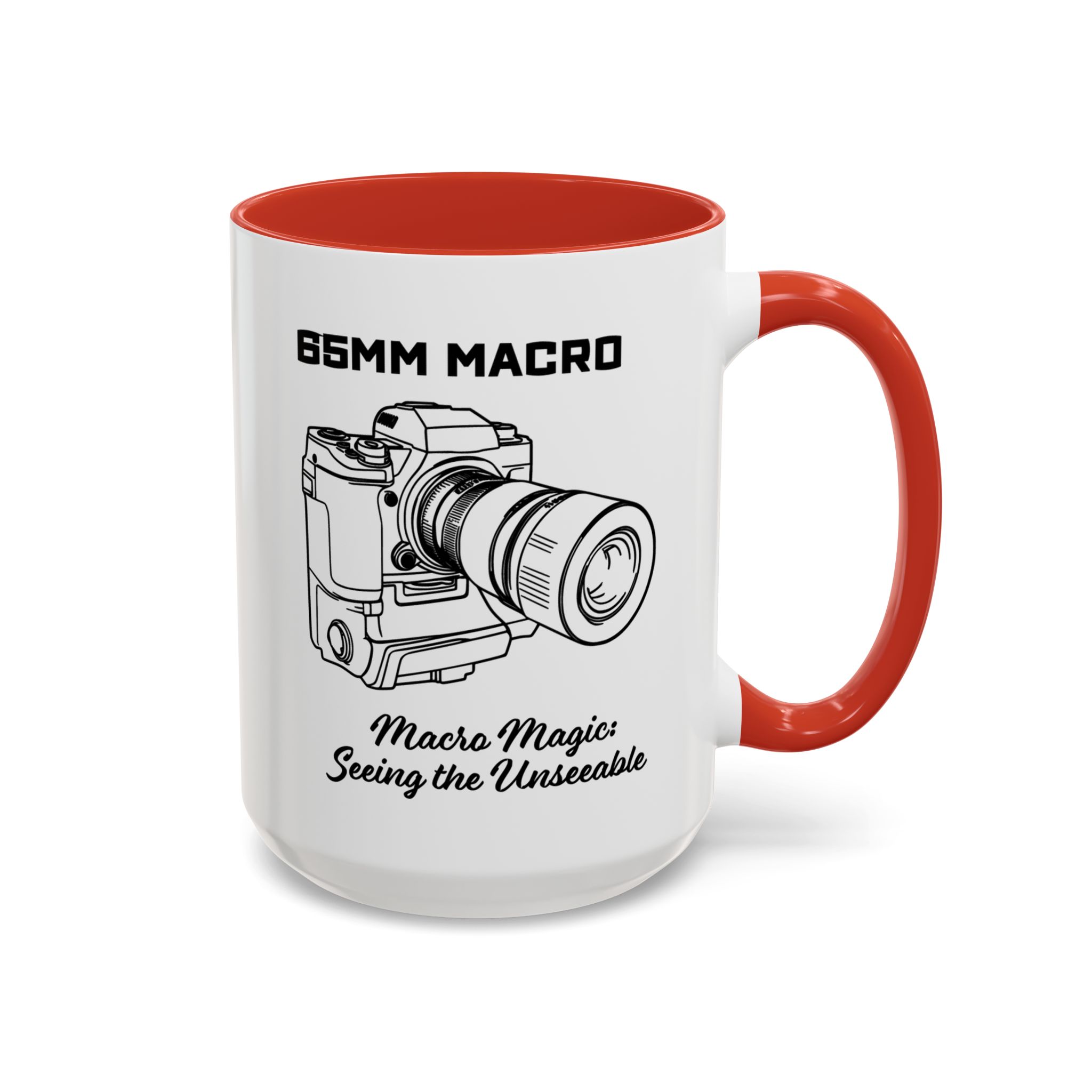 Shutter Swag Designs 65mm Macro Camera Lens Accent Mug