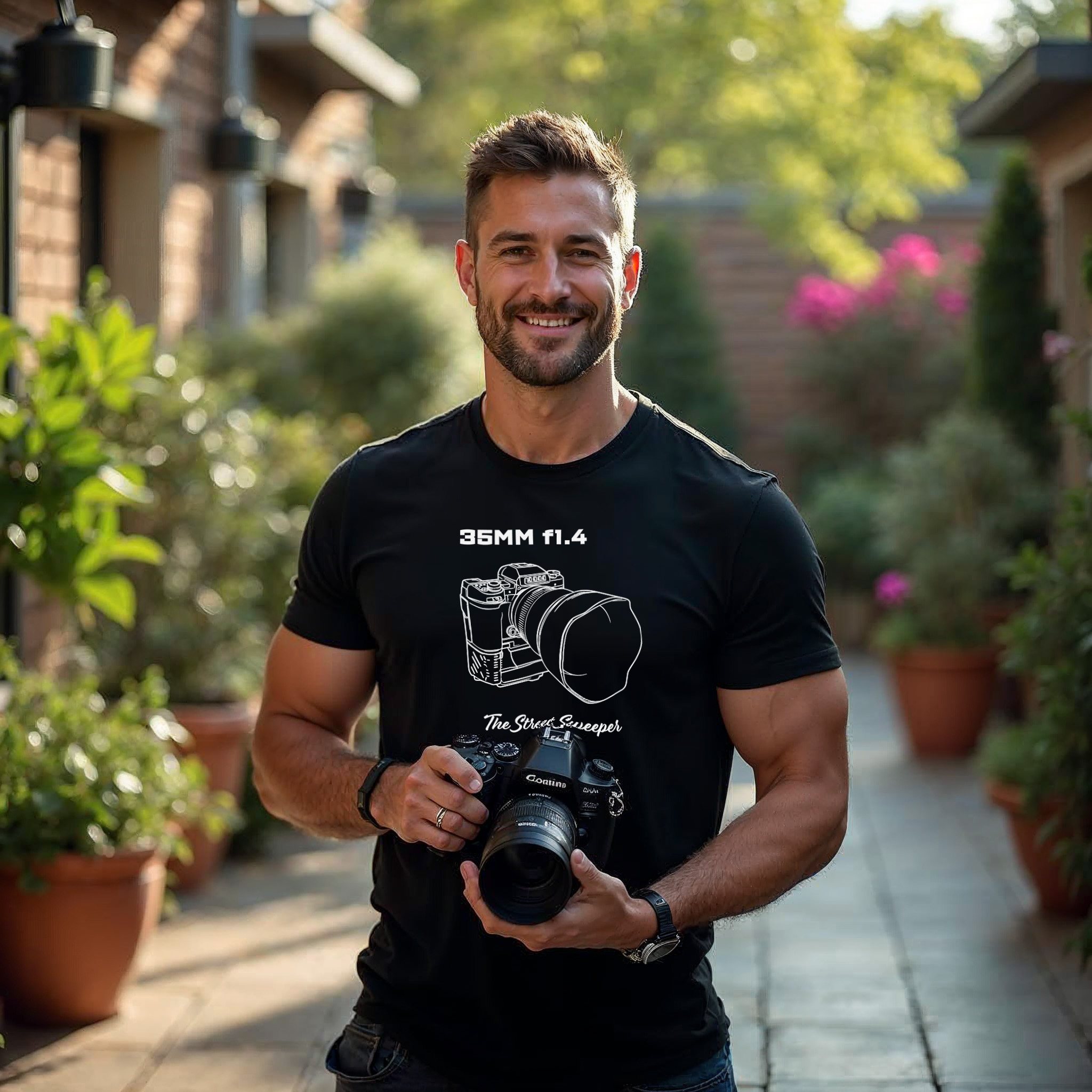 Shutter Swag Designs 35mm f1.4 Camera Lens T-shirt