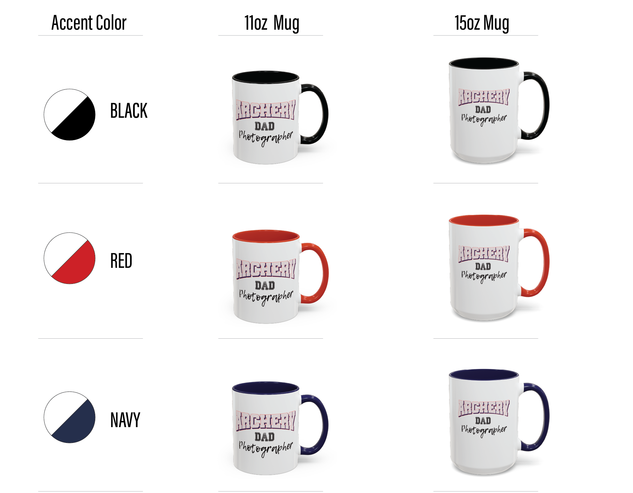 20250629154434-1f054fff-49d0-66ee-a6fb-6a57c8f97bec.png Shutter Swag Designs Archery Dad Photographer Accent Coffee Mug options