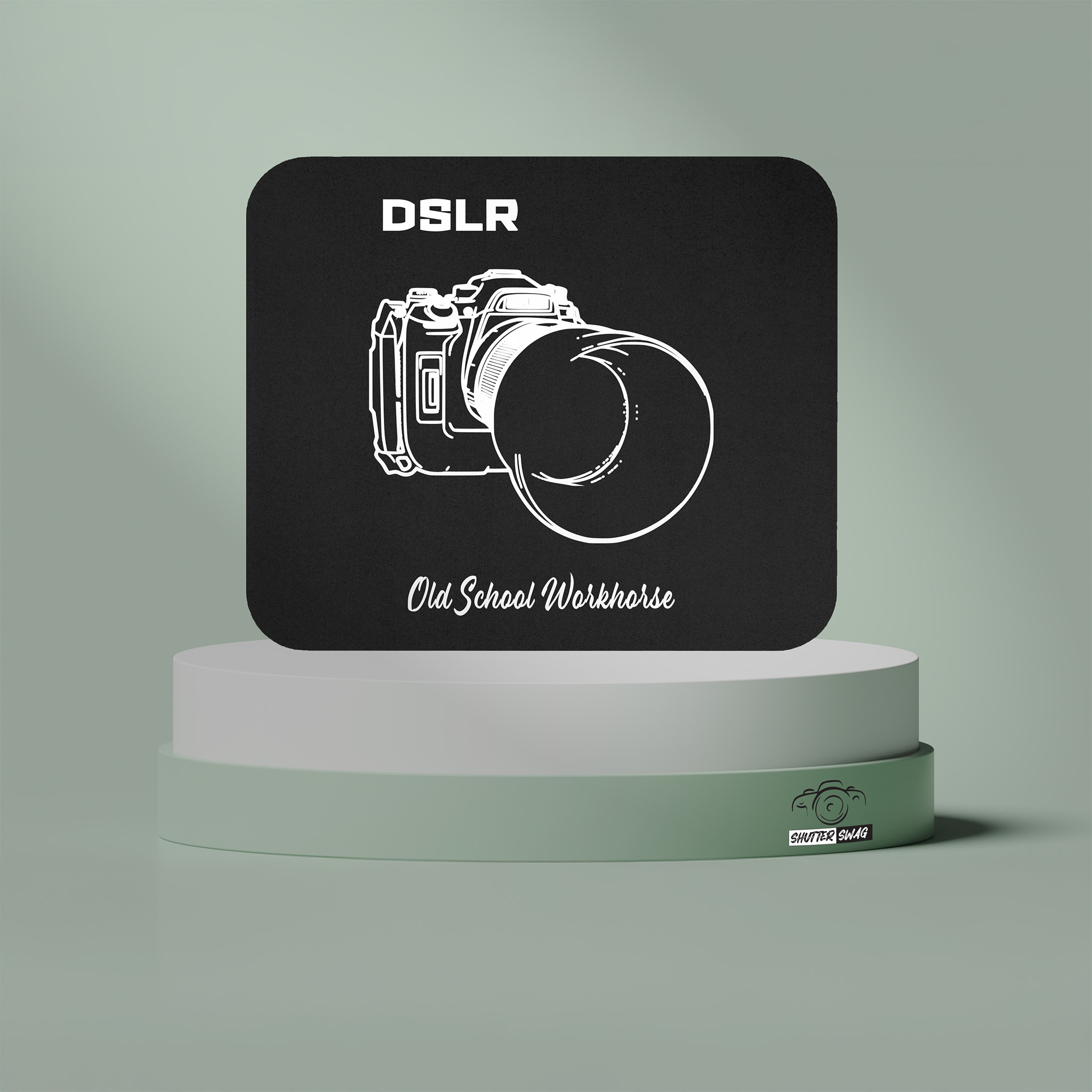 Shutter Swag Designs DSLR Camera Body Photographer Mouse Pad