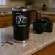 Shutter Swag Designs 50mm Camera Lens Photography 20oz Insulated Travel Mug