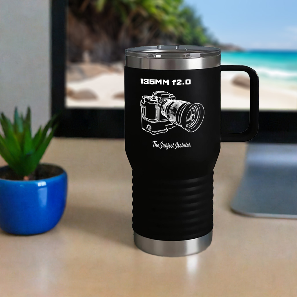 20250701024105-1f05624d-60c6-651e-8ae0-fefec1c848c0.jpg Shutter Swag Designs 135mm f2.0 camera lens photography insulated travel mug 20oz