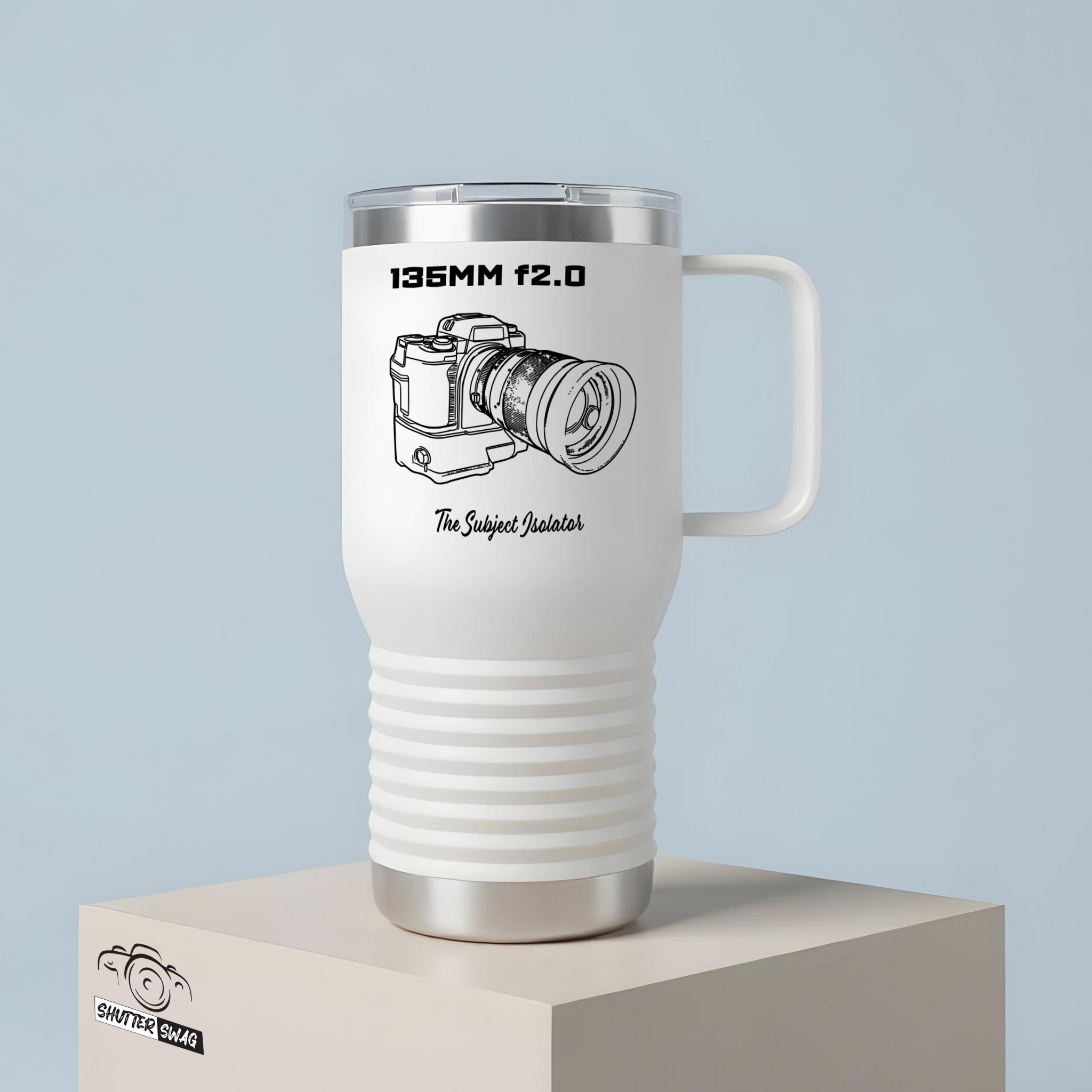 20250701024107-1f05624d-6ff1-667e-ab34-6a141488f0ed.jpg Shutter Swag Designs 135mm f2.0 camera lens photography insulated travel mug 20oz