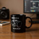 Shutter Swag Designs 35mm f1.4 Camera Lens Photography Black Coffee Mug
