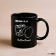 Shutter Swag Designs 35mm f1.4 Camera Lens Photography Black Coffee Mug