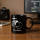 Shutter Swag Designs DSLR Camera Body Photography Black Coffee Mug